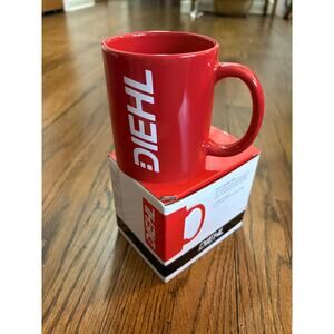 NIB DIEHL Company Red Logo Coffee Tea Mug Promotional Corporate Gift